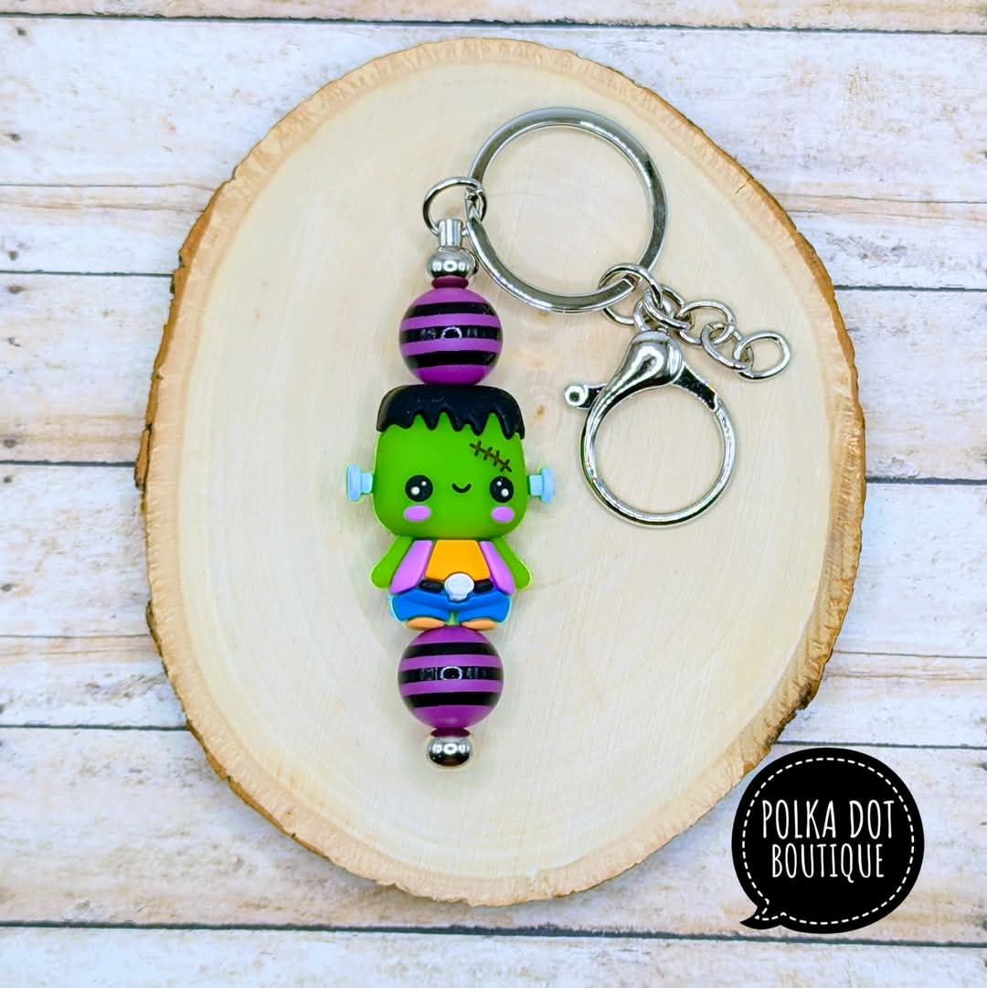 Frankenstein Silicone Keychain