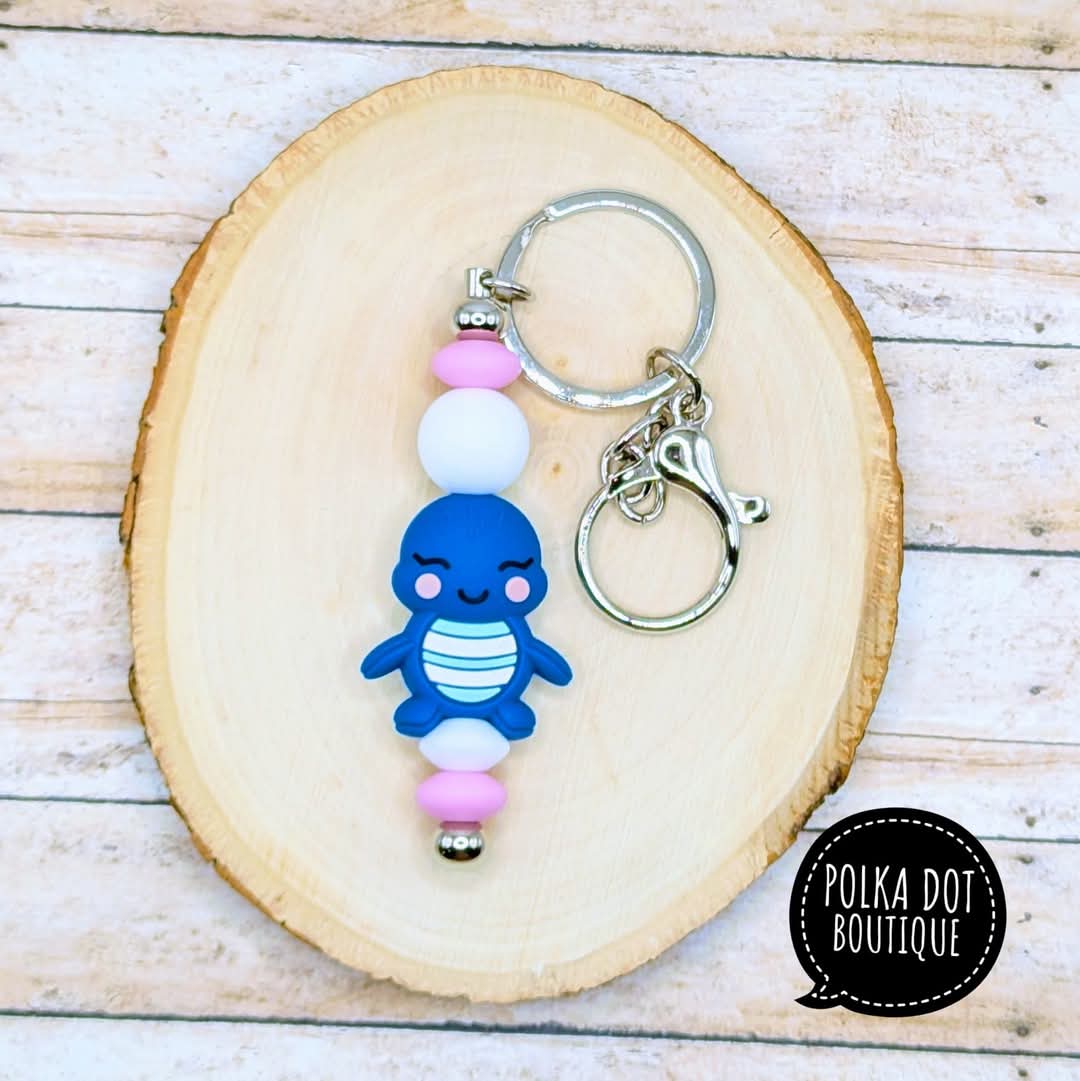 Turtle Silicone Keychain