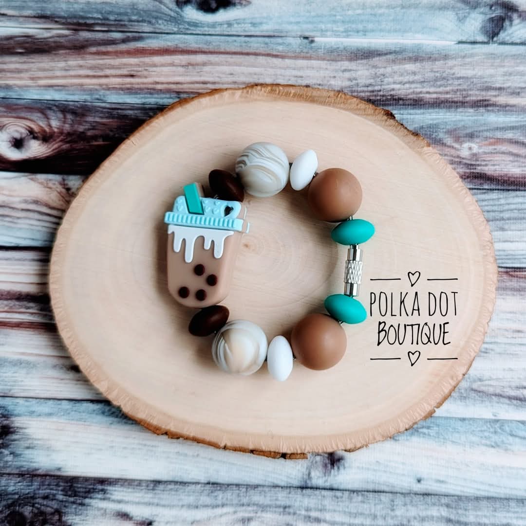 Boba Brown Cup Charm