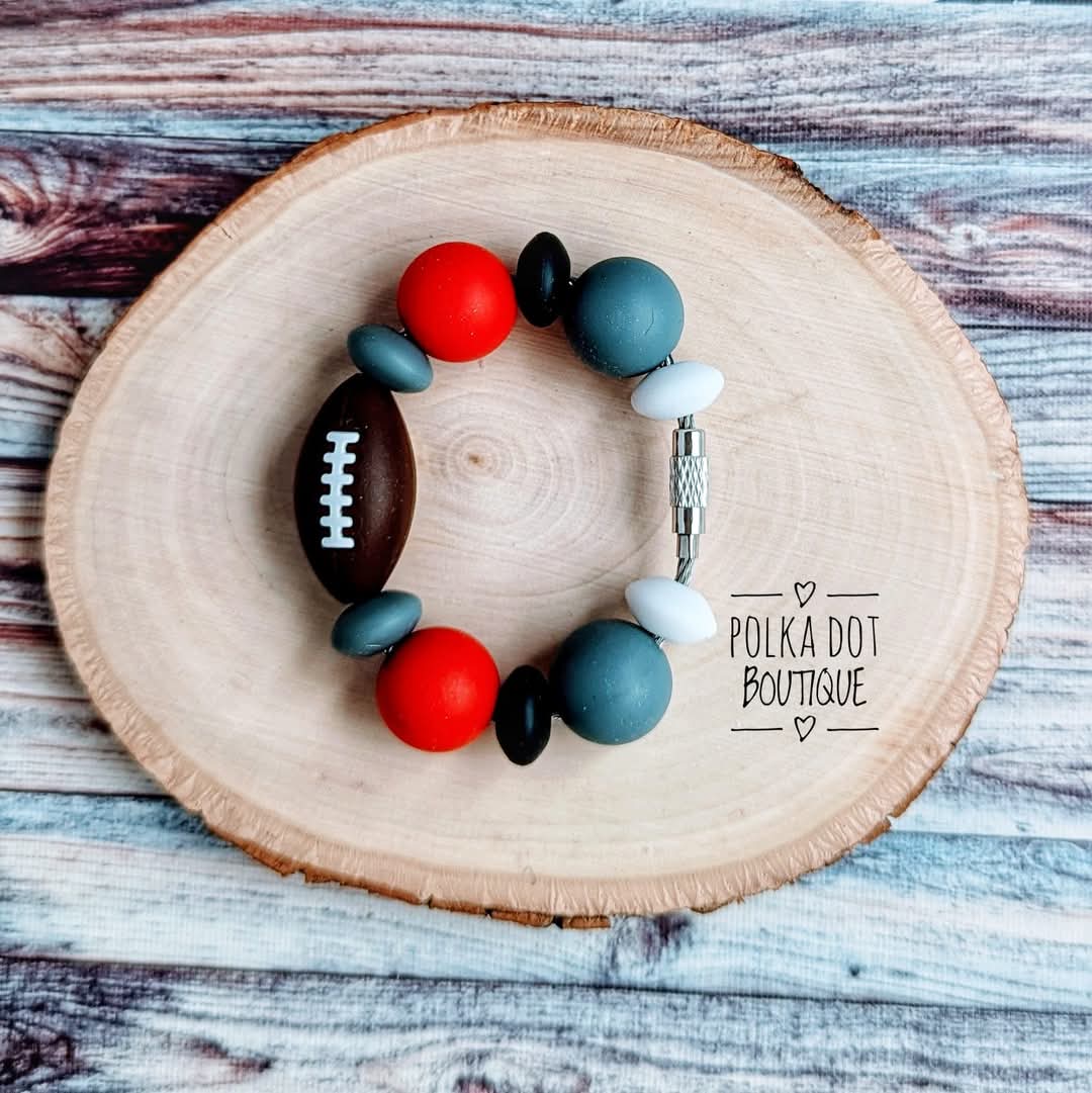 Ohio State inspired Cup Charm (colors can be changed to your favorite team)