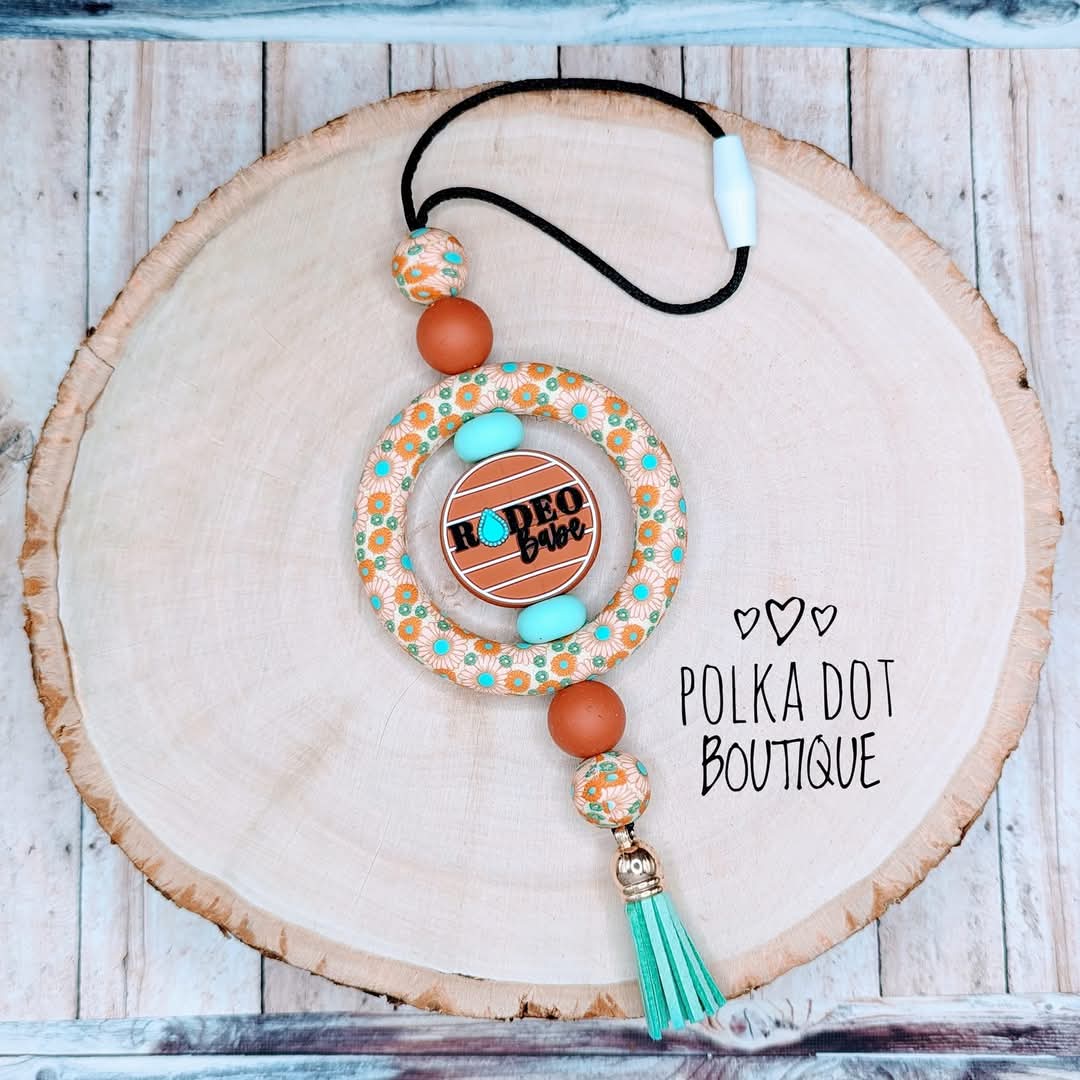 Rodeo Babe Car Charm