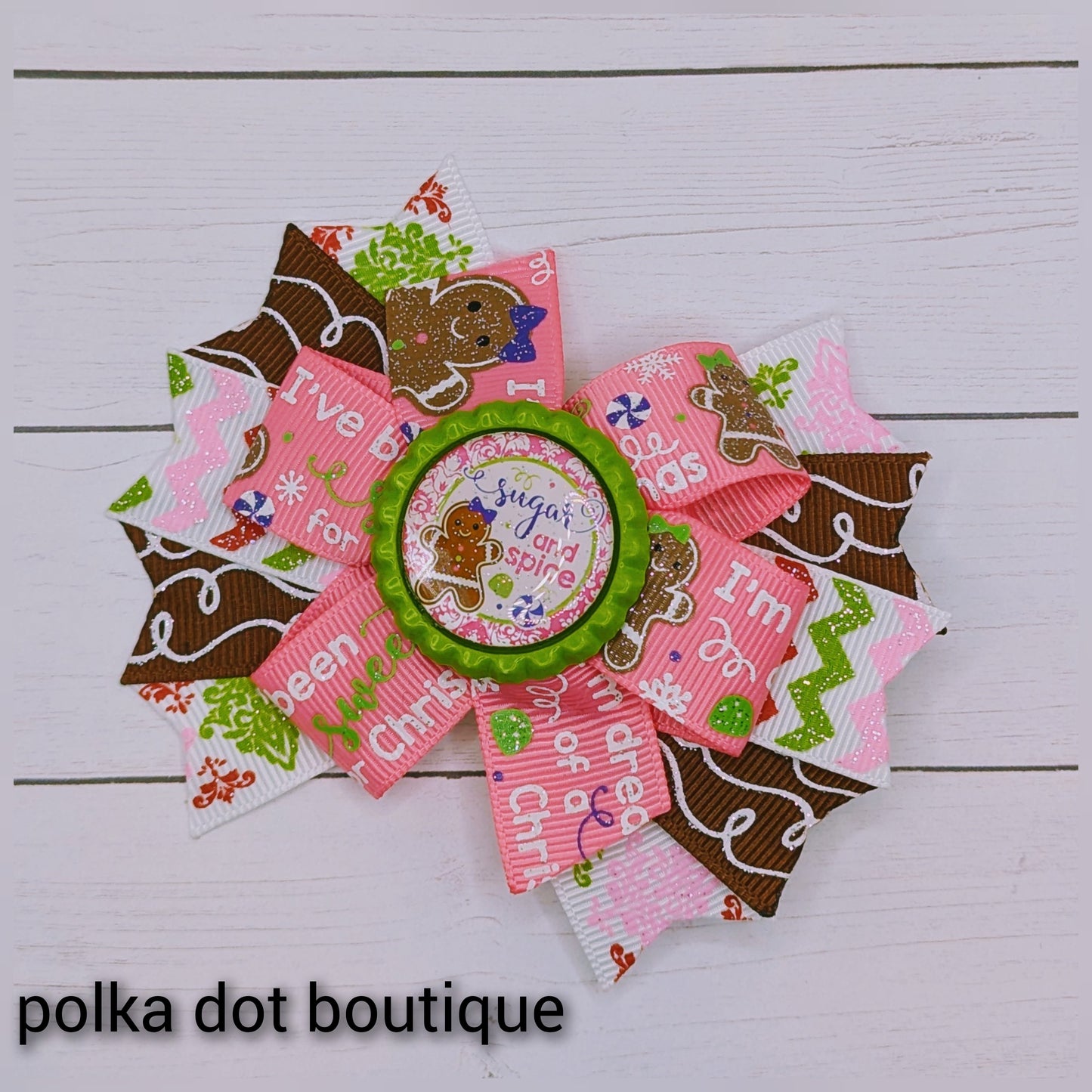 Sugar and Spice Pinwheel Bow