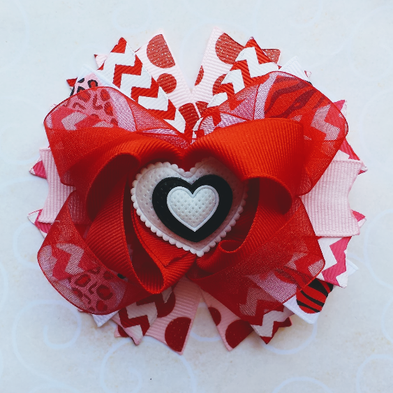 Heart Hairbow