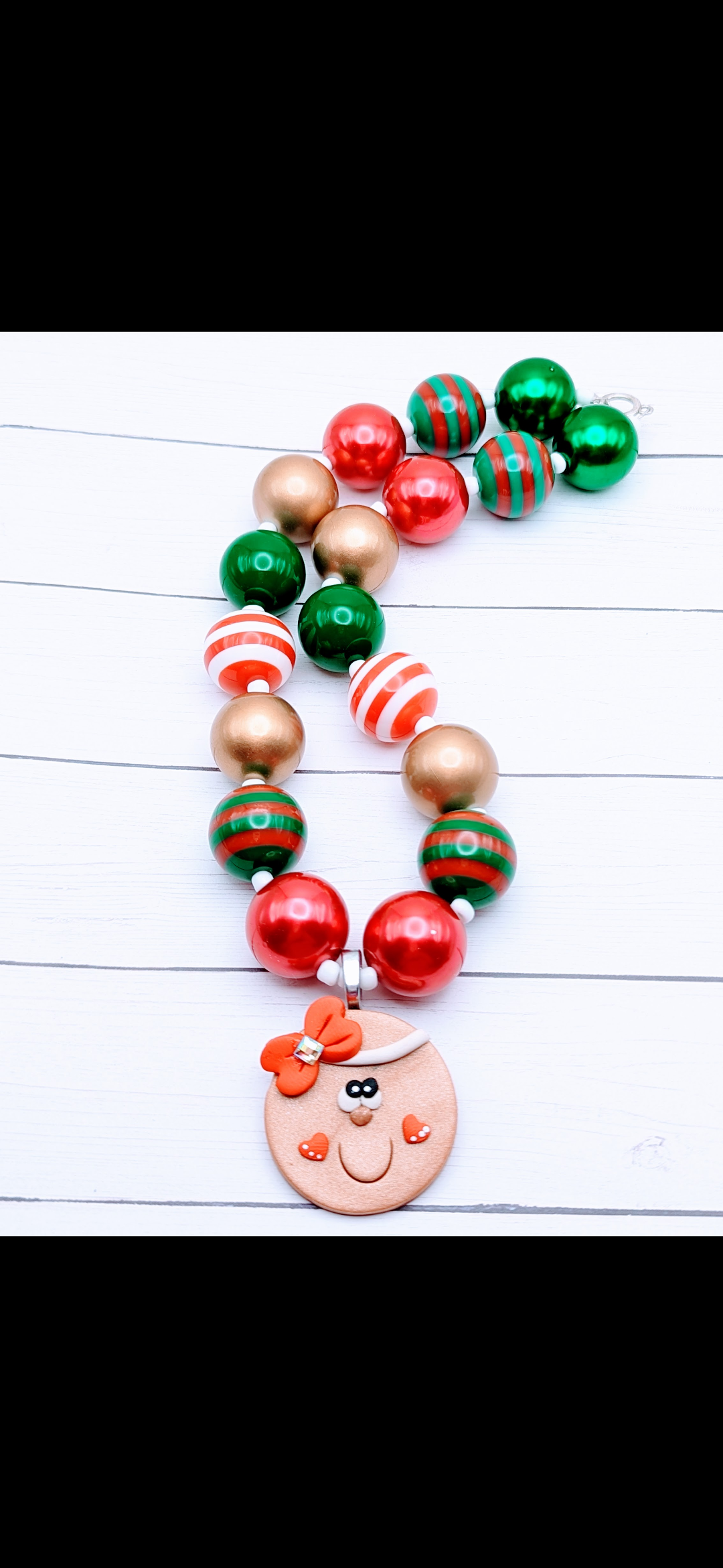 Gingerbread Chunky Necklace