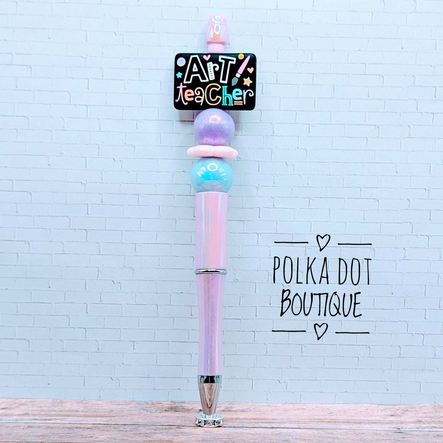 Teacher / Staff : Art Teacher Silicone Beaded Pen