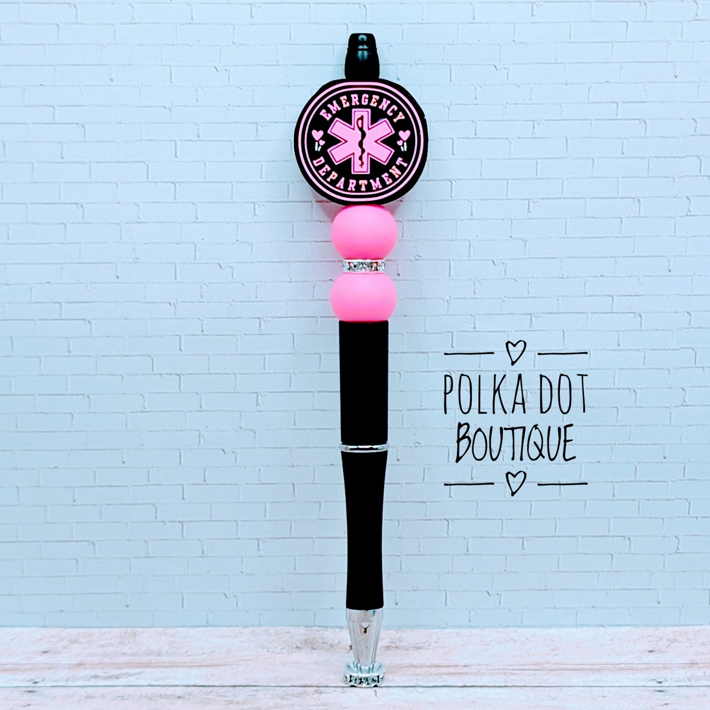 Nurse : ER Nurse Silicone Beaded Pen ( 2 sided )