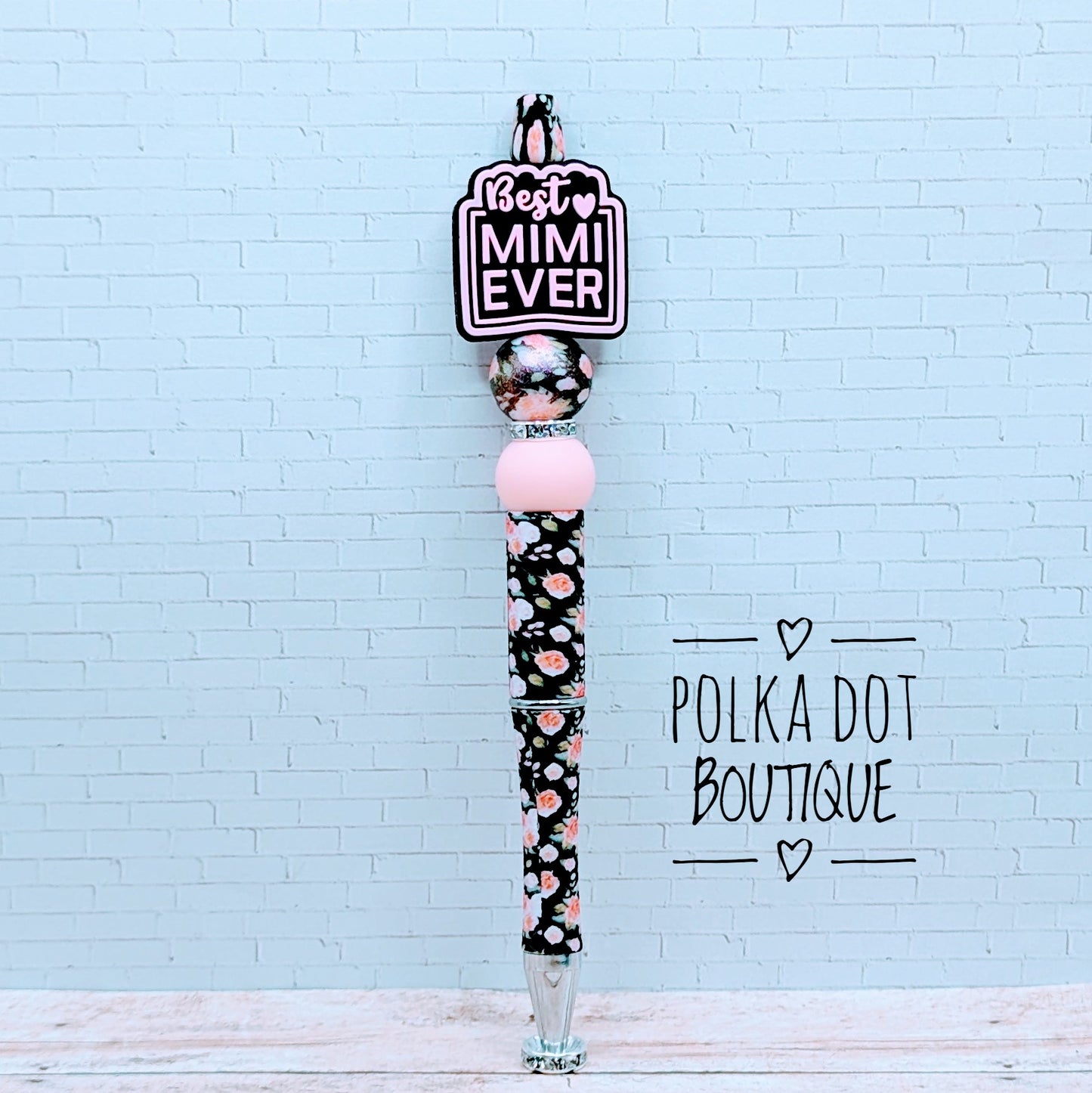 Best Mimi Ever Silicone Beaded Pen