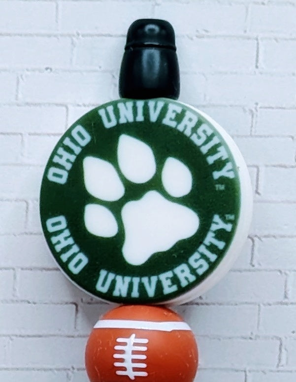 Ohio University Silicone Beaded Pen (Double Sided )