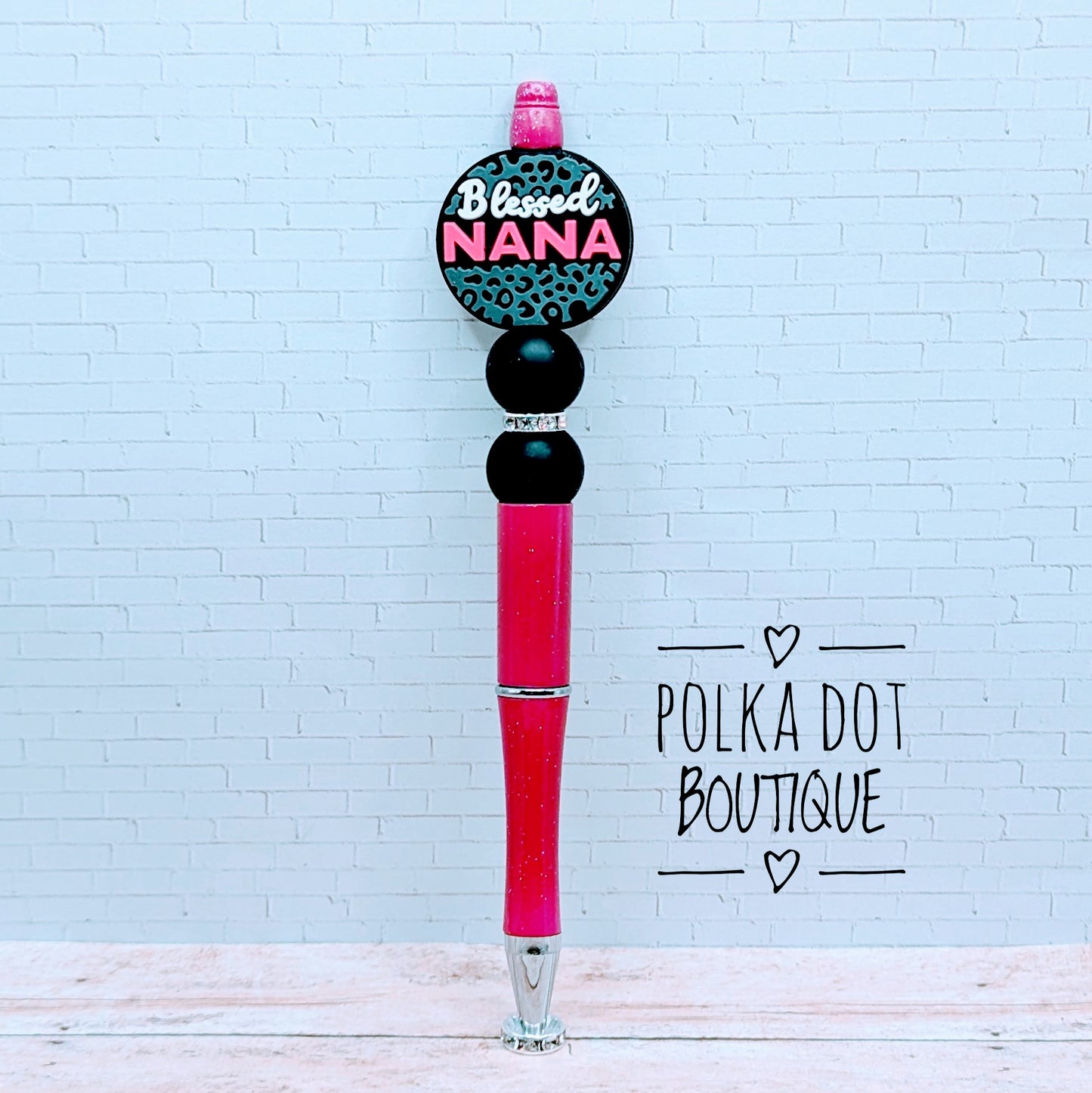 Blessed Nana Silicone Beaded Pen