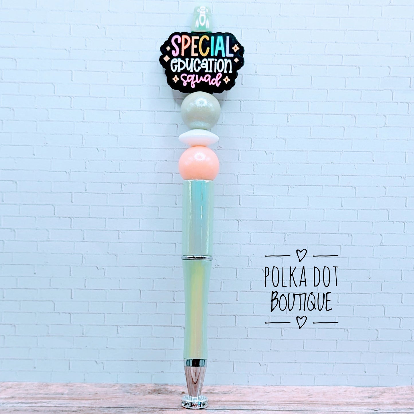 Teacher / Staff : Special Education Squad Silicone Beaded Pen