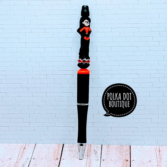 Incredibles : Violet Silicone Beaded Pen
