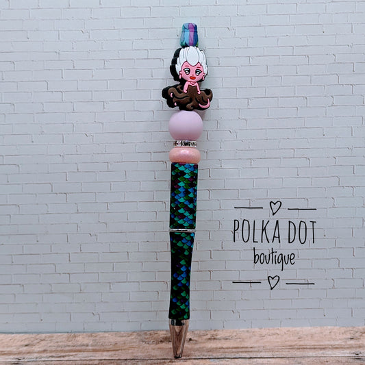 Little Mermaid : Ursula Silicone Beaded Pen