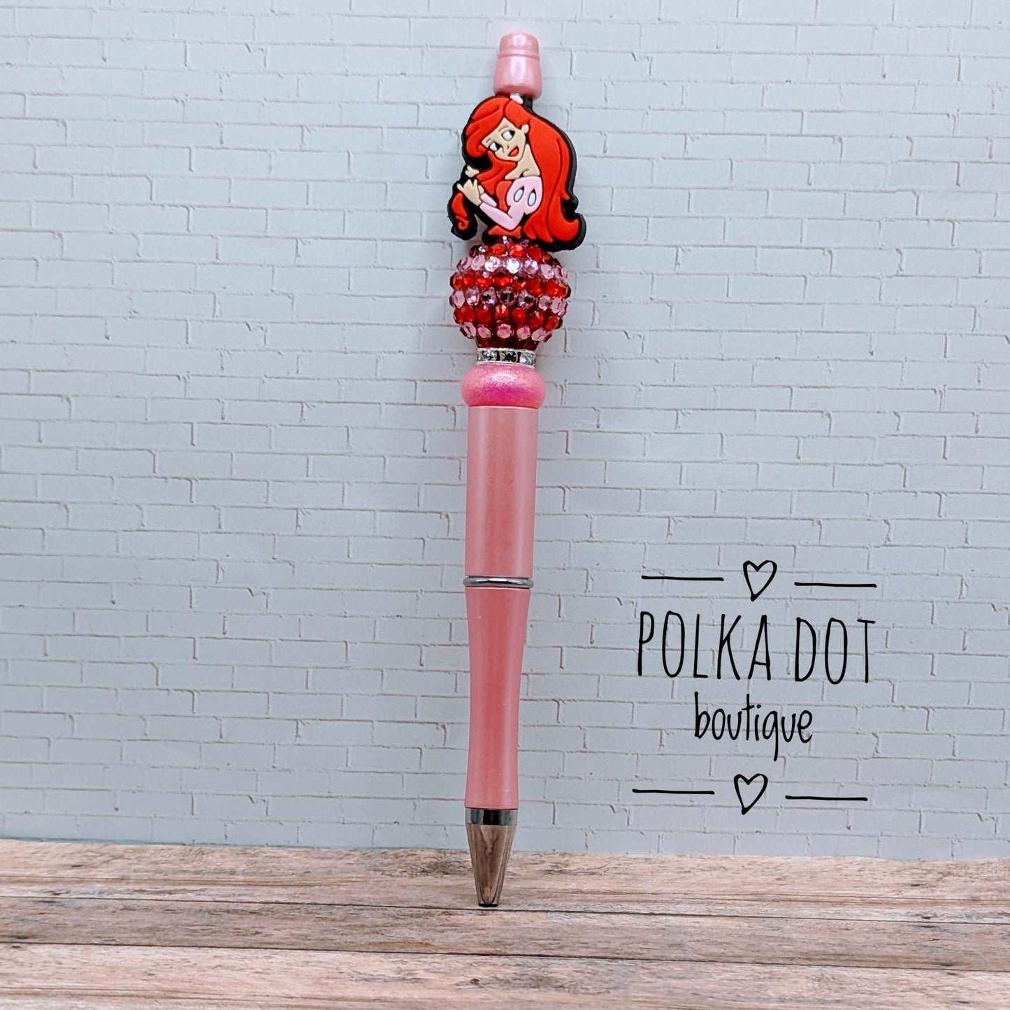 Little Mermaid : Ariel Silicone Beaded Pen