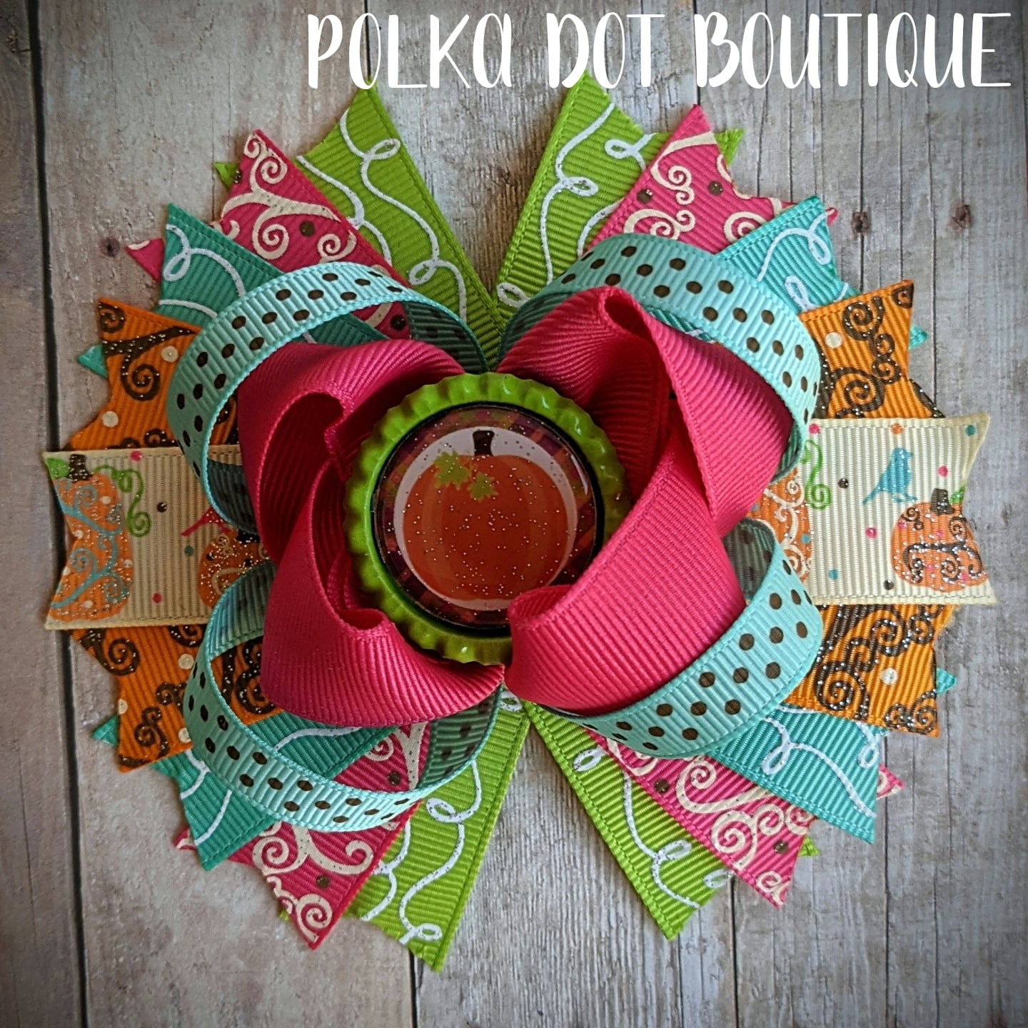 Pumpkin Hairbow