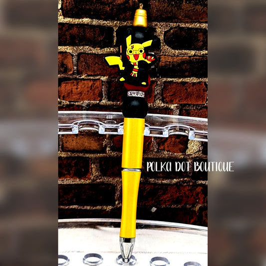 Harry Potter Pokemon Silicone Beaded Pen
