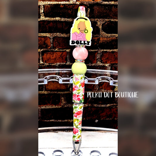 Dolly Silicone Beaded Pen