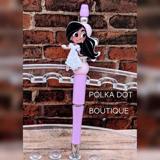 Isabella Silicone Beaded Pen