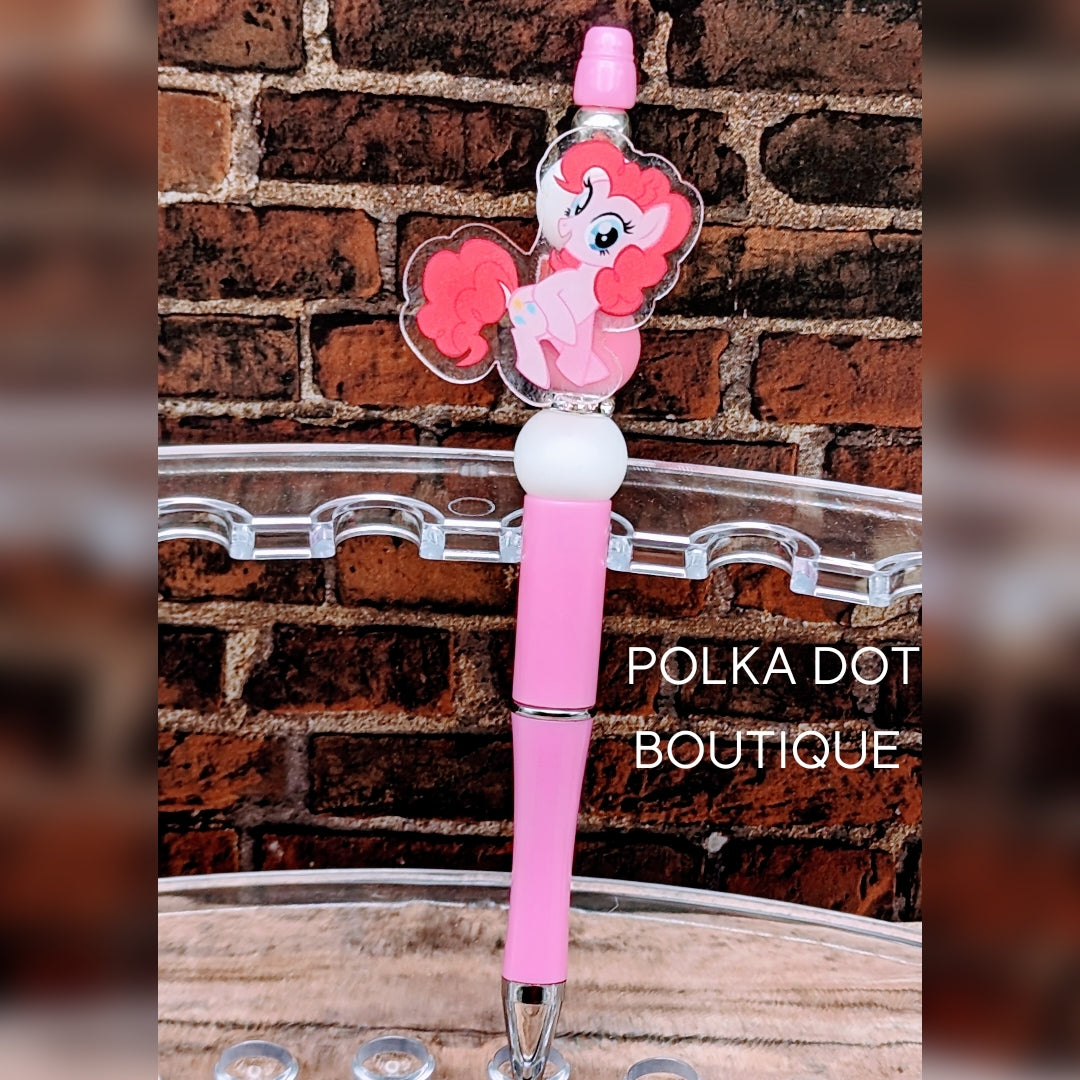 Pinkie Pie MLP Silicone Beaded Pen