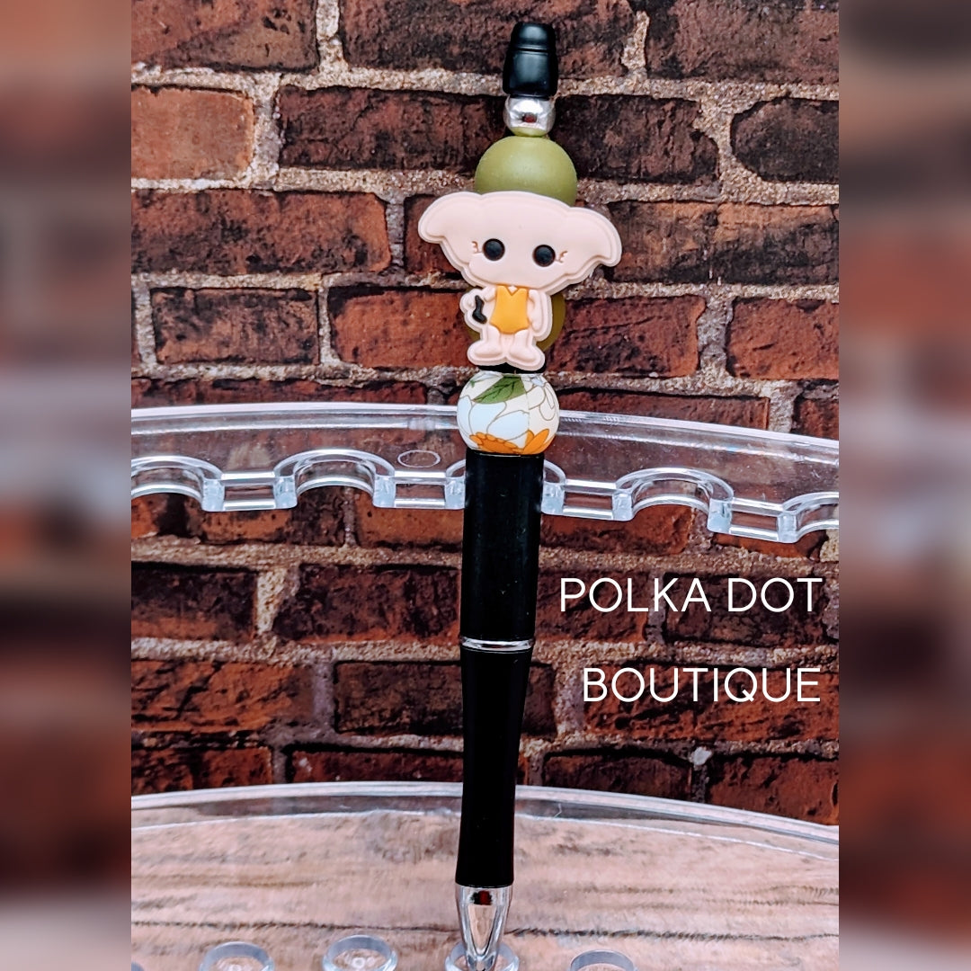 Dobby Silicone Beaded Pen