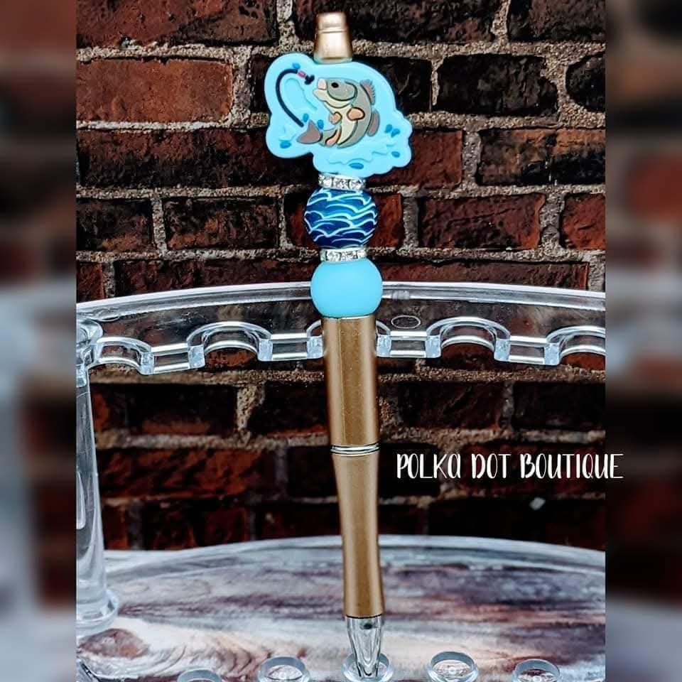 Fishing Silicone Beaded Pen
