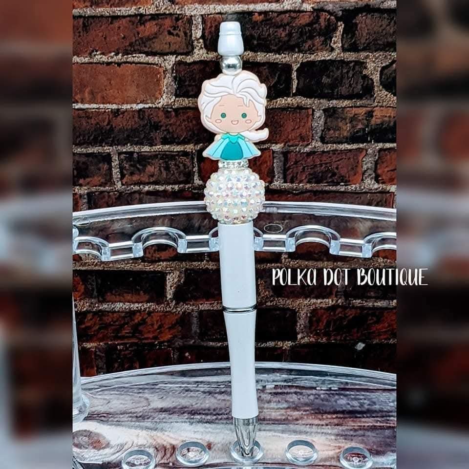 Frozen: Elsa Silicone Beaded Pen