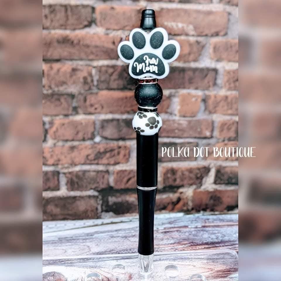 Fur Mama Silicone Beaded Pen