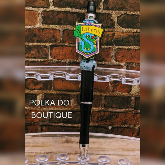 Harry Potter Slytherin Silicone Beaded Pen