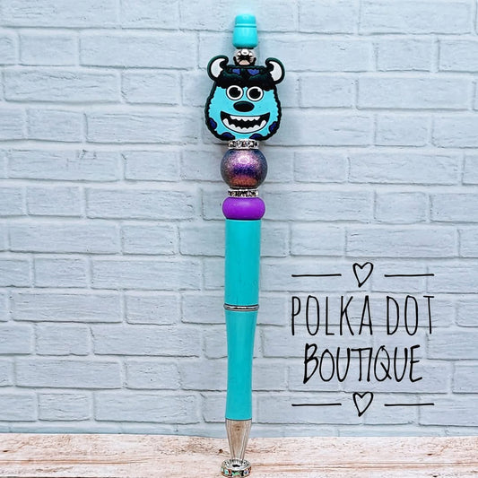 Monster Inc: Sully Silicone Beaded Pen