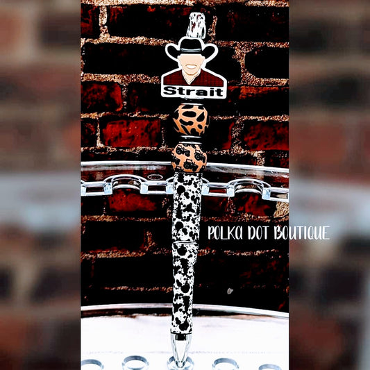 Singer : George Strait Silicone Beaded Pen