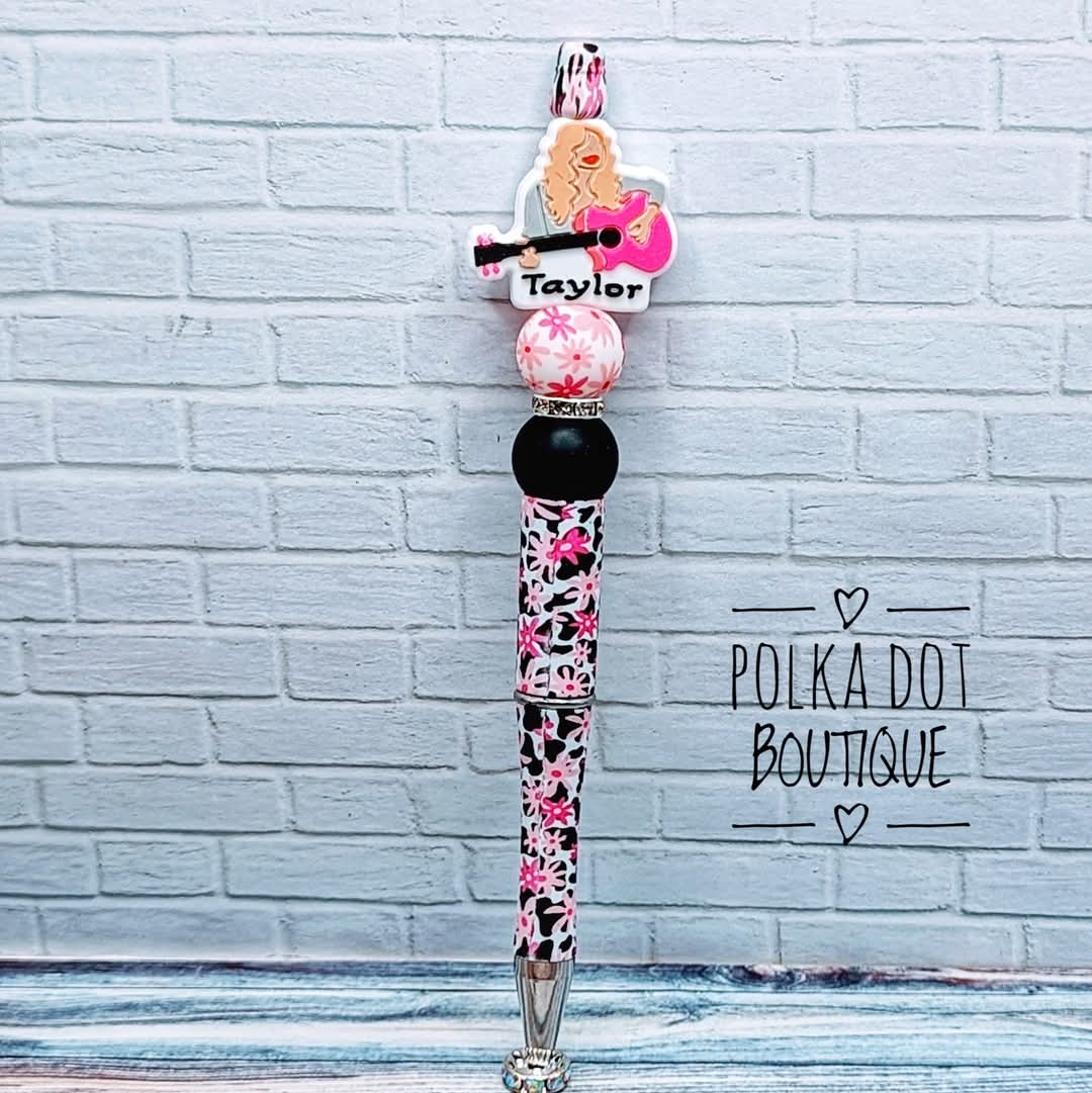 Singer : Taylor Swift Silicone Beaded Pen