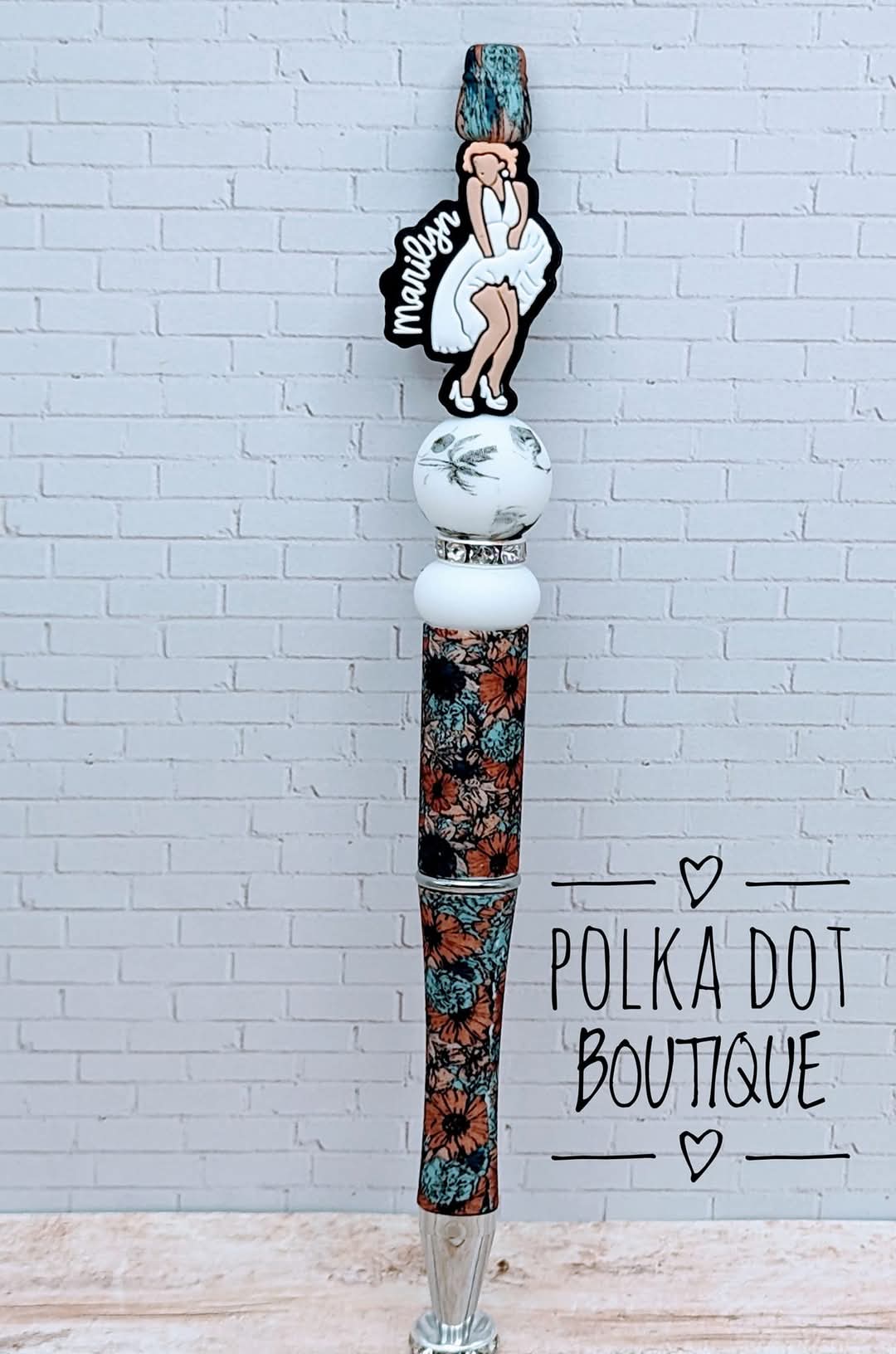 Singer : Marilyn Monroe Silicone Beaded Pen