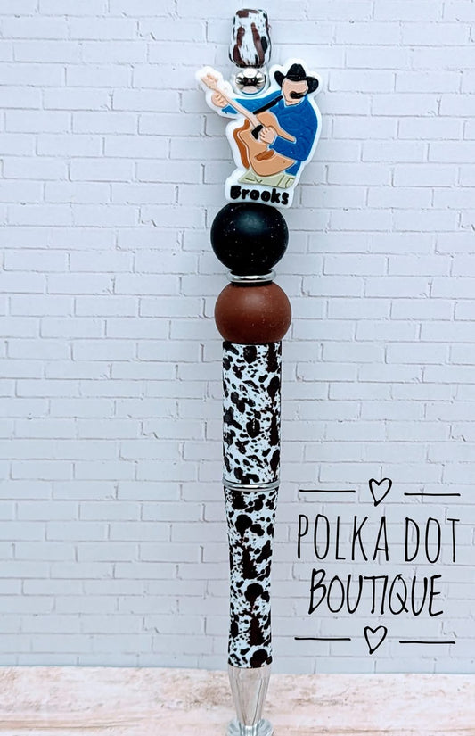 Singer : Garth Brooks Silicone Beaded Pen