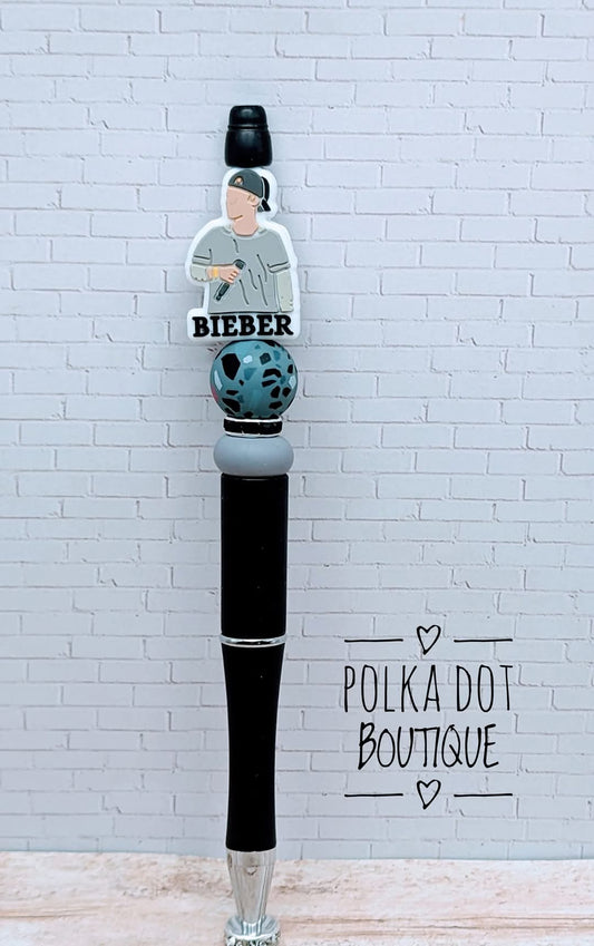Singer : Beiber Silicone Beaded Pen