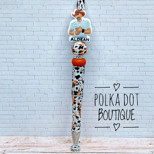 Singer : Jason Aldean Silicone Beaded Pen