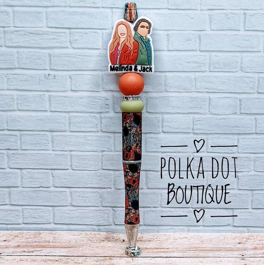 Show : Melinda and Jack Silicone Beaded Pen