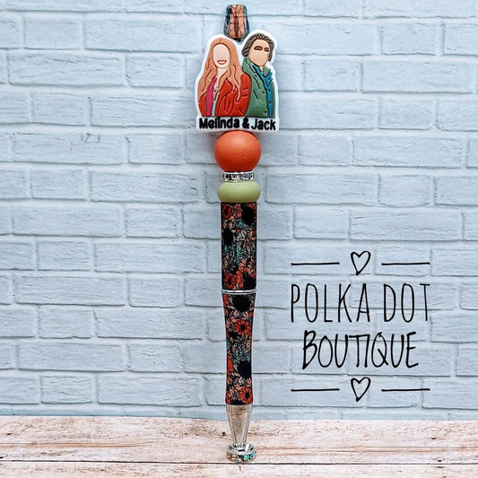 Show : Melinda and Jack Silicone Beaded Pen