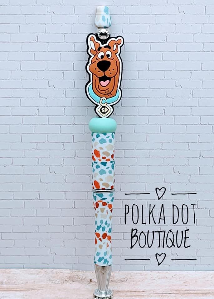 Scooby Doo Silicone Beaded Pen