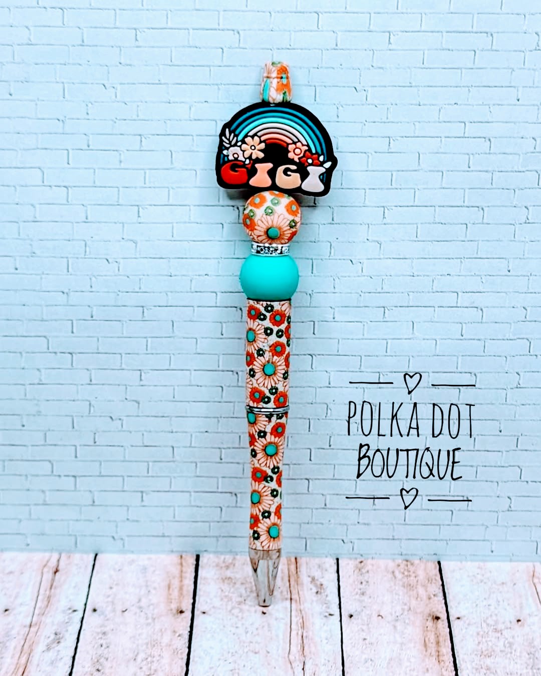 Gigi Silicone Beaded Pen