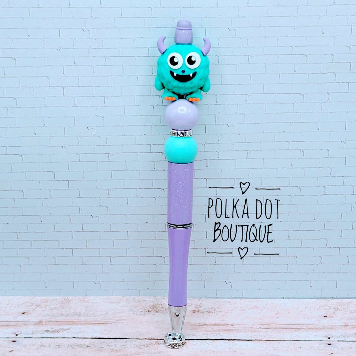 Monster Silicone Beaded Pen