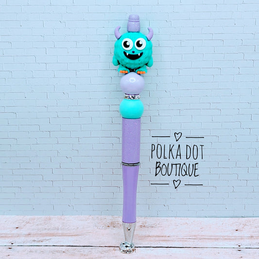 Monster Silicone Beaded Pen