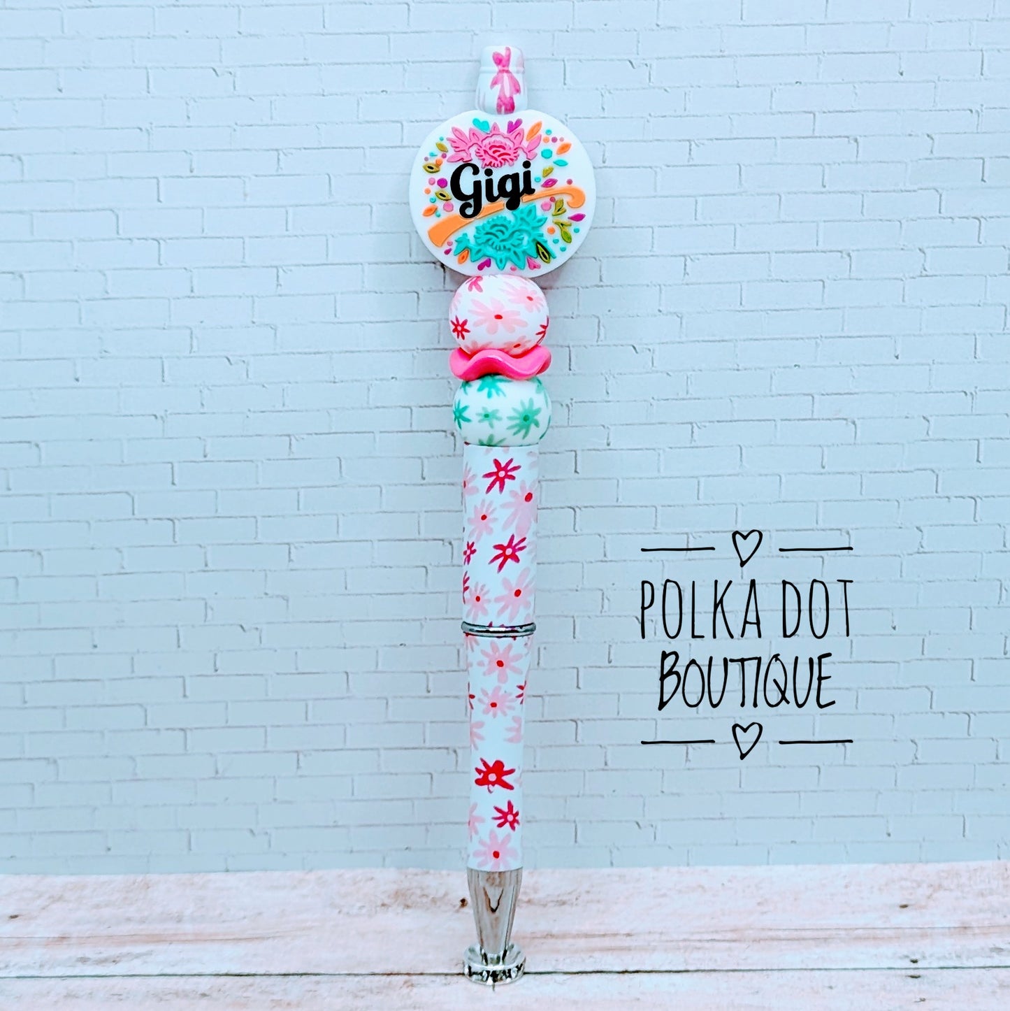 Gigi Silicone Beaded Pen
