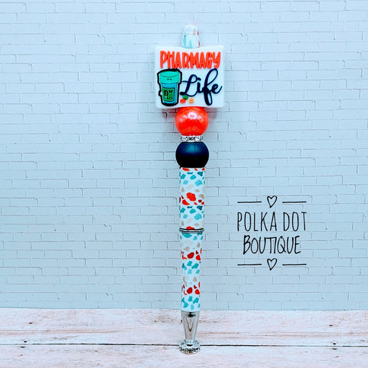 Career : Pharmacy Life Silicone Beaded Pen