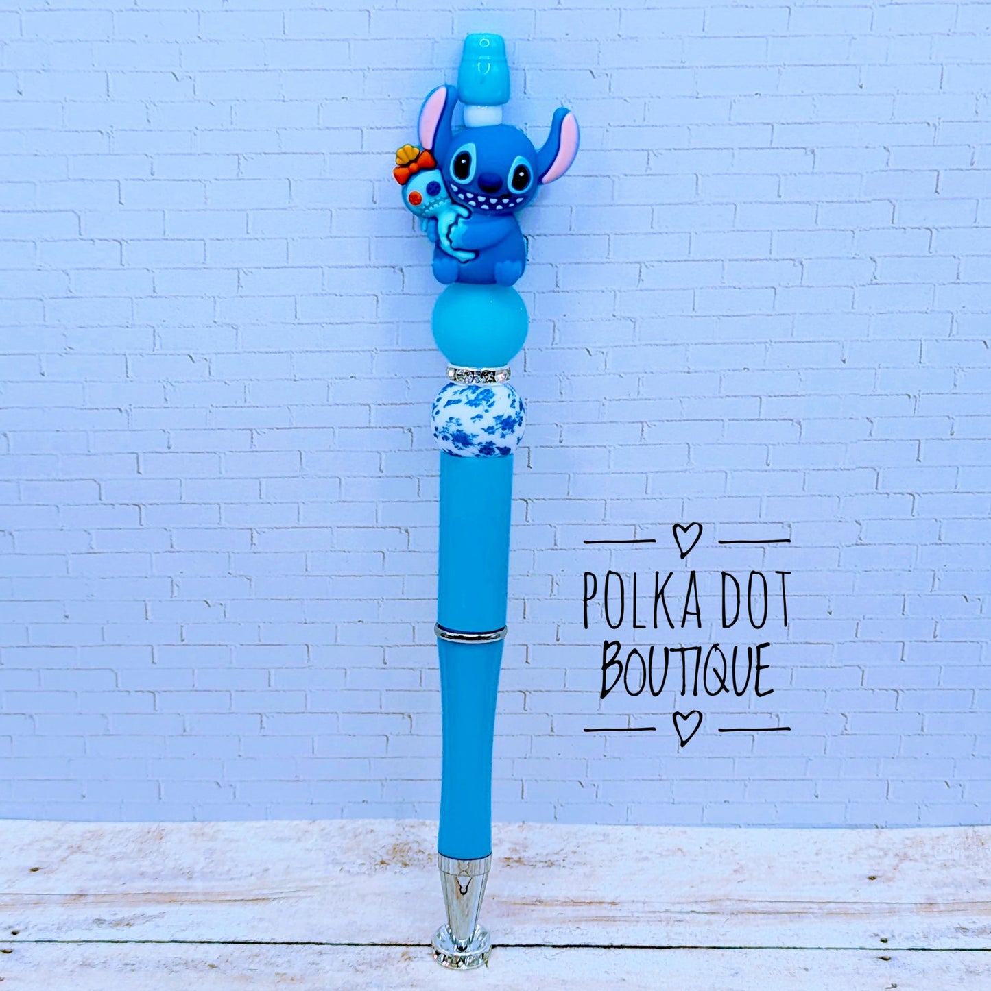 Stitch Silicone Beaded Pen