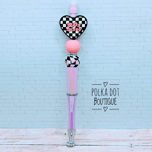 90's Baby Silicone Beaded Pen