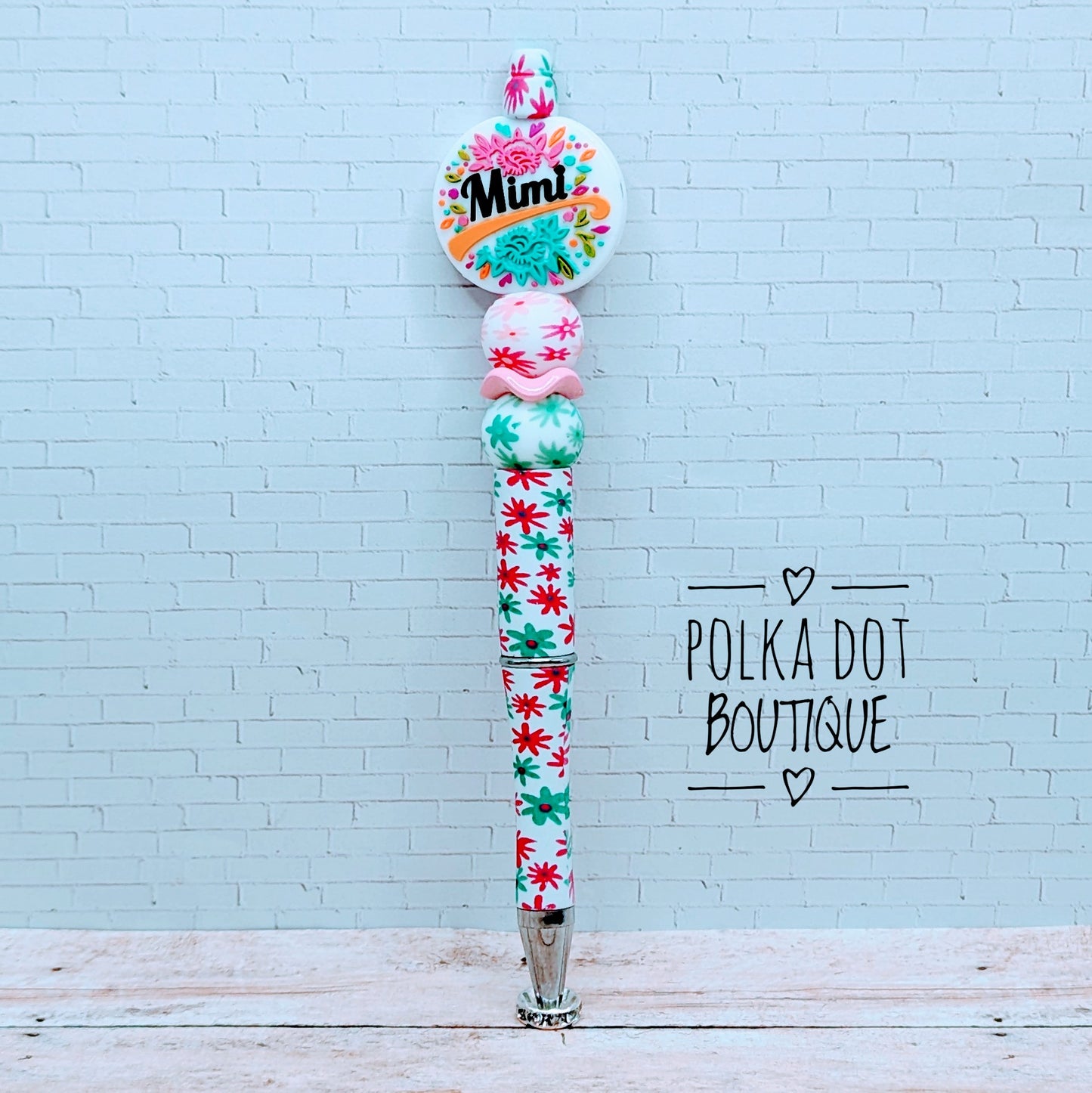 Mimi Silicone Beaded Pen