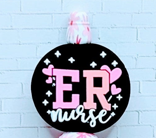 Nurse : ER Nurse Silicone Beaded Pen ( 2 sided )