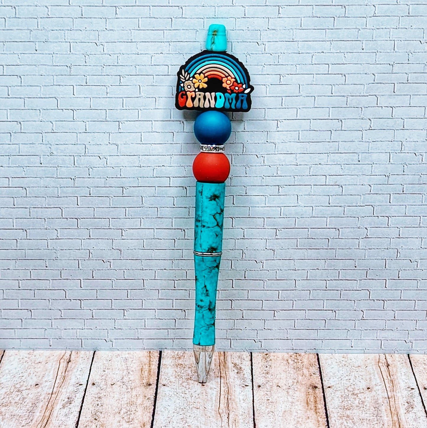 Grandma Silicone Beaded Pen