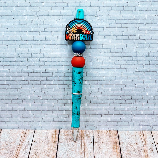 Grandma Silicone Beaded Pen