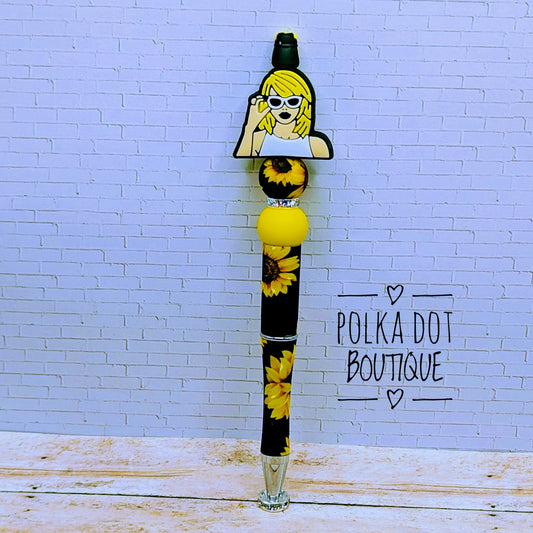 Singer : Taylor Swift Silicone Beaded Pen