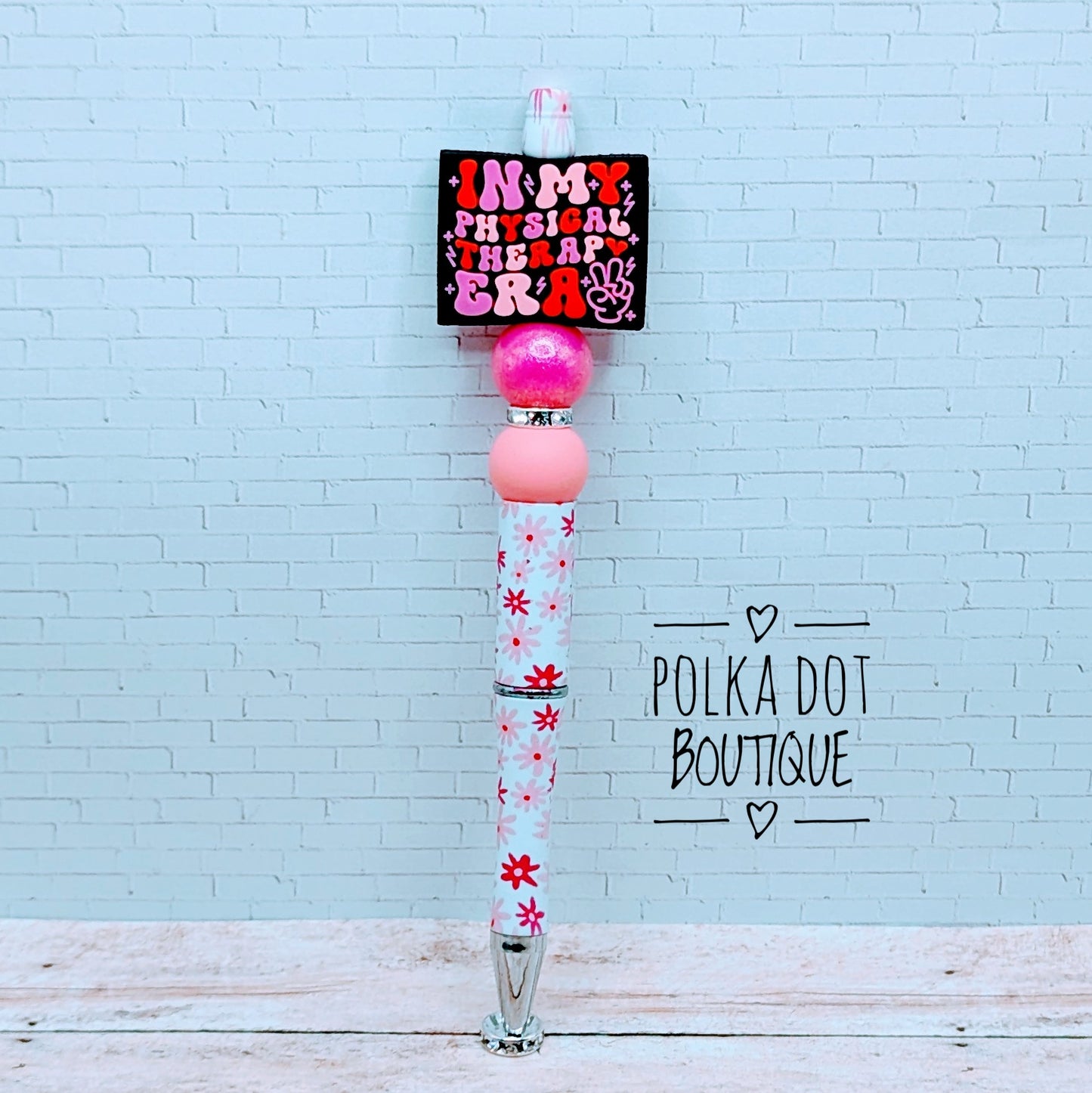 Career : In my Physical Therapy Era Silicone Beaded Pen
